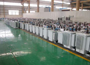 河南油浸式变压器成品车间